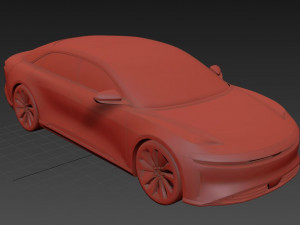 Lucid Air 2022 Modelo 3D