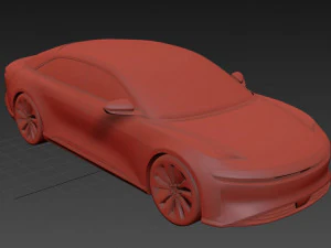 Lucid Air 2022 3D Model