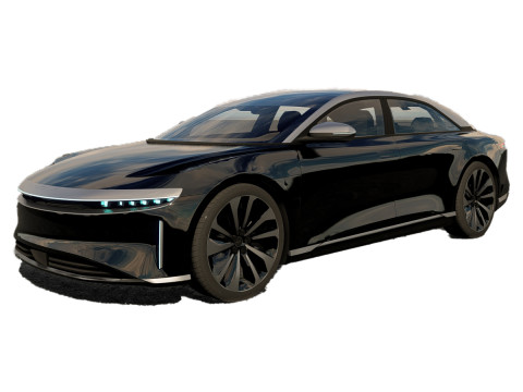 Lucid Air 2022 Modelo 3D