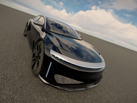 Lucid Air 2022 Modelo 3D