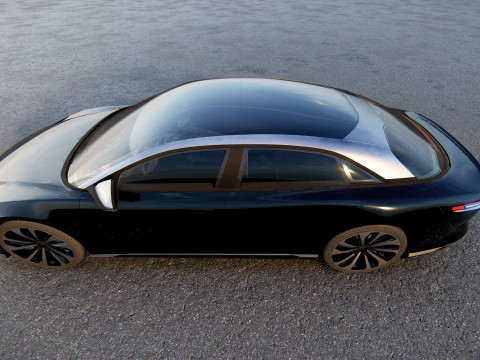 Lucid Air 2022 Modelo 3D