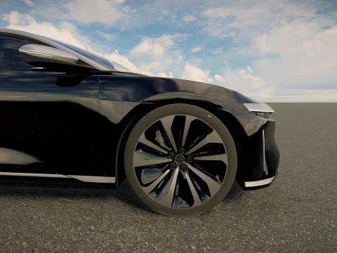 Lucid Air 2022 3D Model