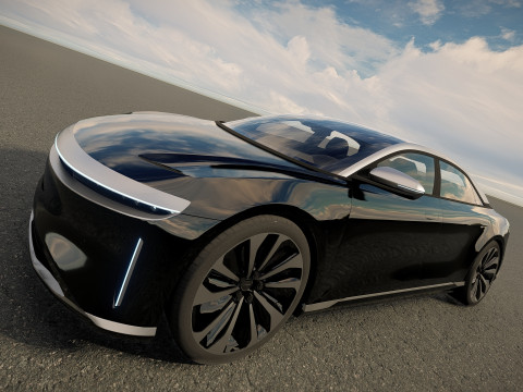 Lucid Air 2022 Modelo 3D