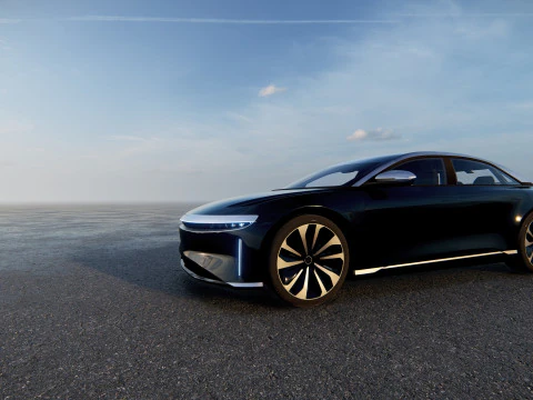 Lucid Air 2022 3D Model