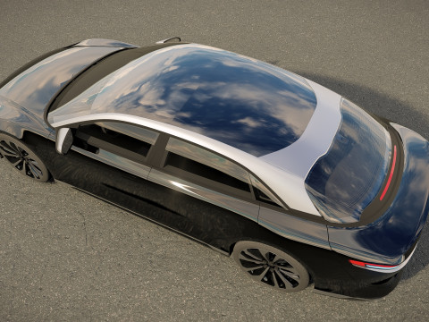 Lucid Air 2022 Modelo 3D