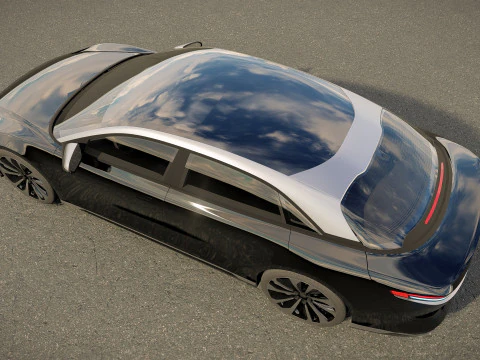 Lucid Air 2022 3D Model
