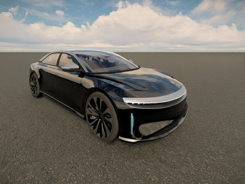 Lucid Air 2022 Modelo 3D