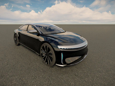 Lucid Air 2022 3D Model