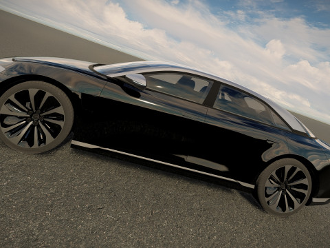 Lucid Air 2022 Modelo 3D