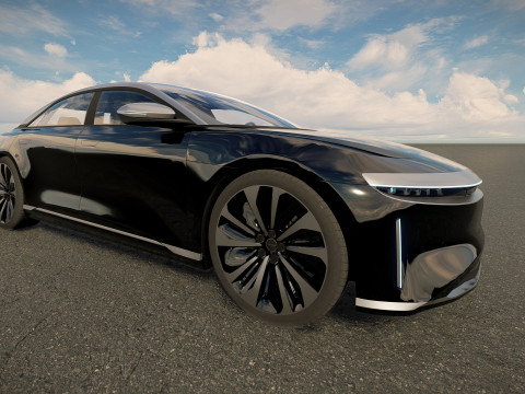 Lucid Air 2022 Modelo 3D