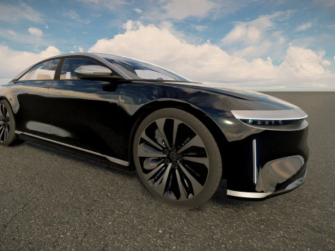 Lucid Air 2022 3D Model