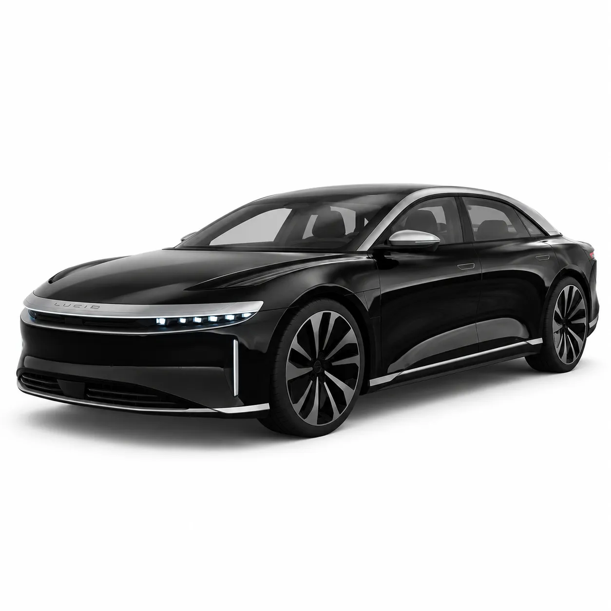 Lucid Air 2022 3D Model .c4d .max .obj .3ds .fbx .stl .blend 
