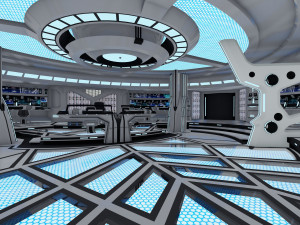 Sci-fi Interior Model 3D