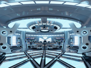 Sci-fi Interior Model 3D