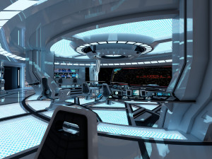 Sci-fi Interior Model 3D