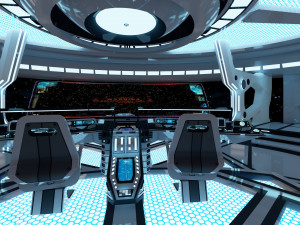 Sci-fi Interior Model 3D
