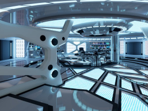 Sci-fi Interior Model 3D