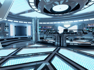 Sci-fi Interior Model 3D