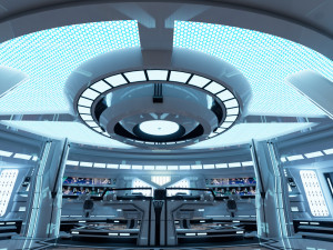 Sci-fi Interior Model 3D