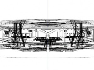 Sci-fi Interior Model 3D