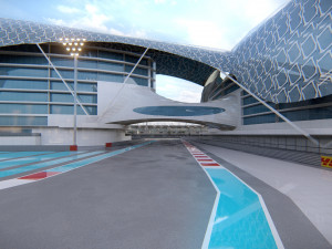 YAS MARINA CIRCUIT 3Dモデル