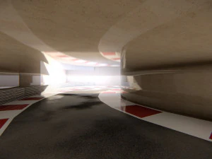 亚斯码头赛道 3D 模型