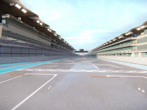 YAS MARINA CIRCUIT 3Dモデル
