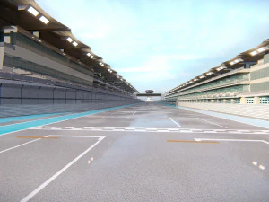 亚斯码头赛道 3D 模型