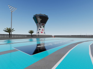 YAS MARINA CIRCUIT 3Dモデル