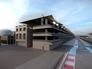 亚斯码头赛道 3D 模型