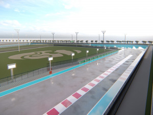 YAS MARINA CIRCUIT 3Dモデル