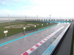 亚斯码头赛道 3D 模型