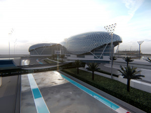 YAS MARINA CIRCUIT 3Dモデル