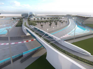 亚斯码头赛道 3D 模型