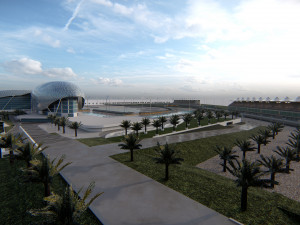 YAS MARINA CIRCUIT 3Dモデル