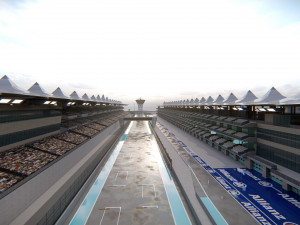 YAS MARINA CIRCUIT 3Dモデル