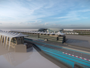 YAS MARINA CIRCUIT 3Dモデル