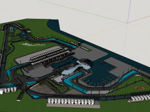 YAS MARINA CIRCUIT 3Dモデル
