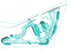 亚斯码头赛道 3D 模型