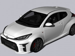 Toyota GR Yaris 2022 3D Модель
