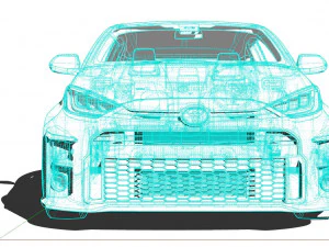 Toyota GR Yaris 2022 3D Model