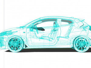 Toyota GR Yaris 2022 3D Модель