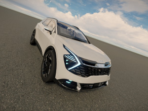 Kia Sportage 2022 3D-Modell
