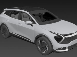Kia Sportage 2022 3D-Modell