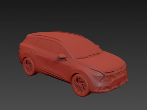 Kia Sportage 2022 3D-Modell