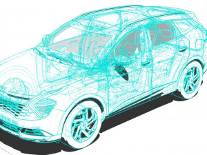 Kia Sportage 2022 3D-Modell