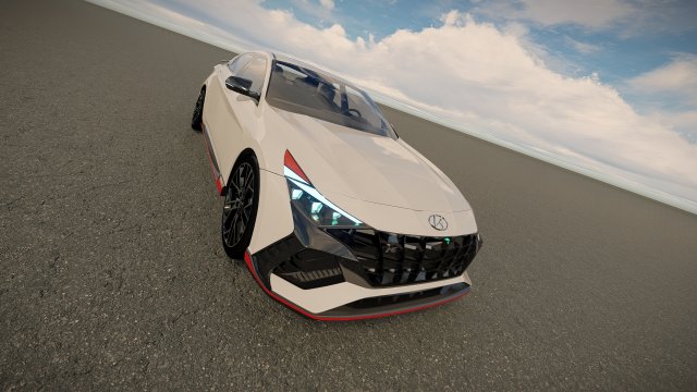 Hyundai Elantra N 2022 Modelo 3D .c4d .max .obj .3ds .fbx .stl .blend 