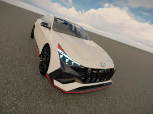 Hyundai Elantra N2022 Modello 3D