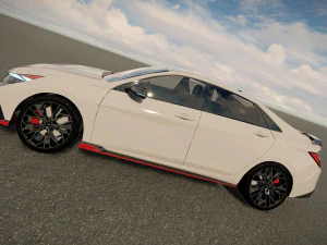Hyundai Elantra N 2022 3D Model