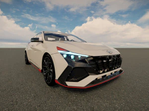 Hyundai Elantra N 2022 3D Model
